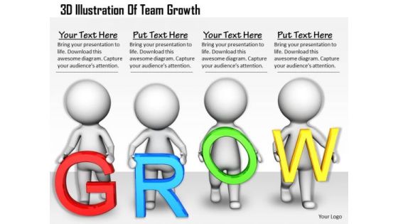 Innovative Marketing Concepts 3d Illustration Of Team Growth Character Models Innovative Marketing Concepts 3d Illustration Of Team Growth Character Models
