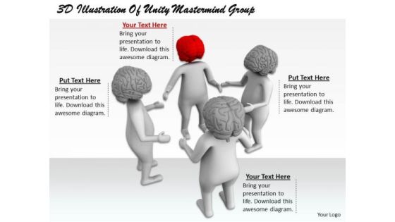 Innovative Marketing Concepts 3d Illustration Of Unity Mastermind Group Character Models Innovative Marketing Concepts 3d Illustration Of Unity Mastermind Group Character Models