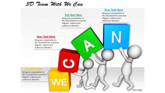 Innovative Marketing Concepts 3d Team With We Can Characters Innovative Marketing Concepts 3d Team With We Can Characters