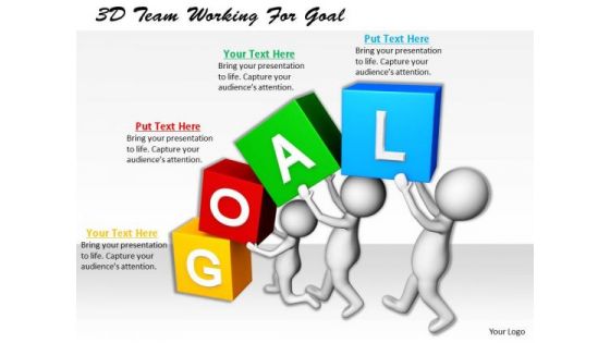 Innovative Marketing Concepts 3d Team Working For Goal Characters Innovative Marketing Concepts 3d Team Working For Goal Characters
