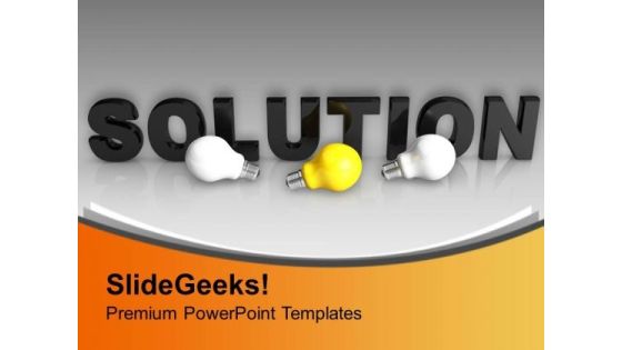 Innovative Thinking And Business Solutions PowerPoint Templates Ppt Backgrounds For Slides 0313
