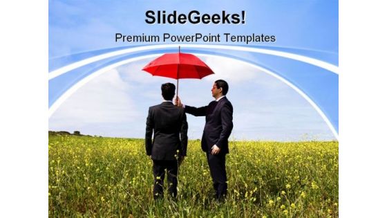 Insurance Agent Protection Security PowerPoint Templates And PowerPoint Backgrounds 0711