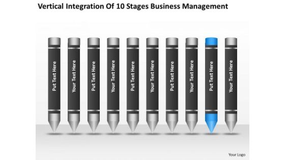 Integration Of 10 Stages Business Management Ppt Plan PowerPoint Slides