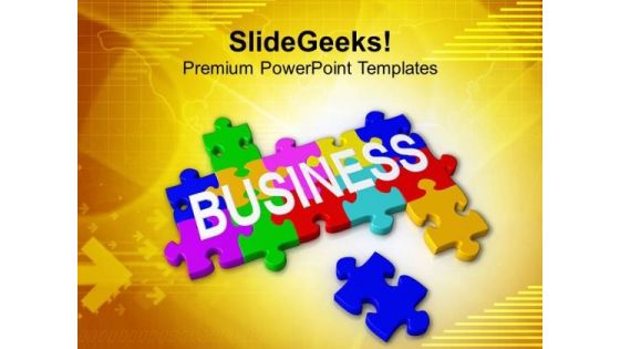 Interconnected Business Puzzle Pieces PowerPoint Templates Ppt Backgrounds For Slides 0413 Interconnected Business Puzzle Pieces PowerPoint Templates Ppt Backgrounds For Slides 0413