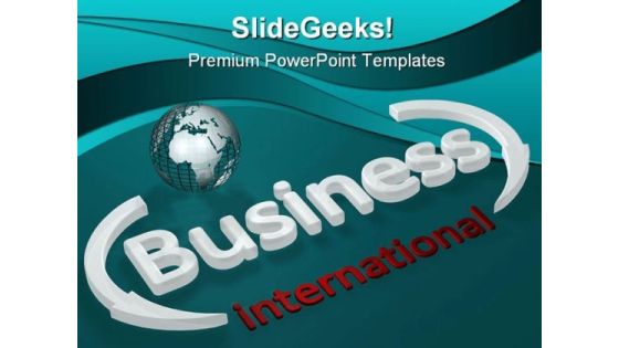 International Business PowerPoint Template 0810