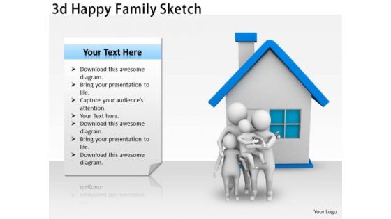Internet Business Strategy 3d Happy Family Sketch Adaptable Concepts Internet Business Strategy 3d Happy Family Sketch Adaptable Concepts