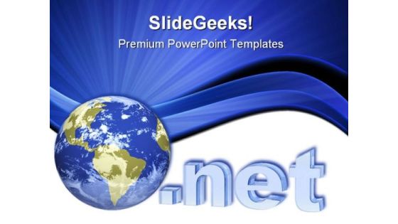 Internet Globe PowerPoint Template 1110 Internet Globe PowerPoint Template 1110