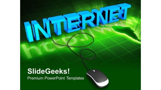 Internet With Computer Mouse PowerPoint Templates And PowerPoint Themes 0812 Internet With Computer Mouse PowerPoint Templates And PowerPoint Themes 0812