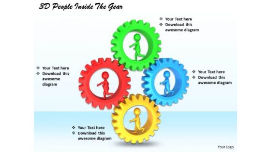 It Business Strategy 3d People Inside The Gear Concept It Business Strategy 3d People Inside The Gear Concept