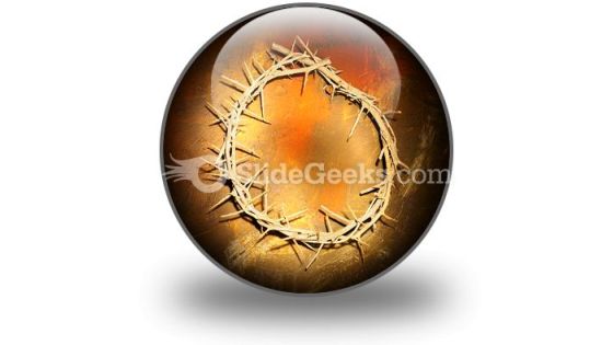 Jesus Crown PowerPoint Icon C