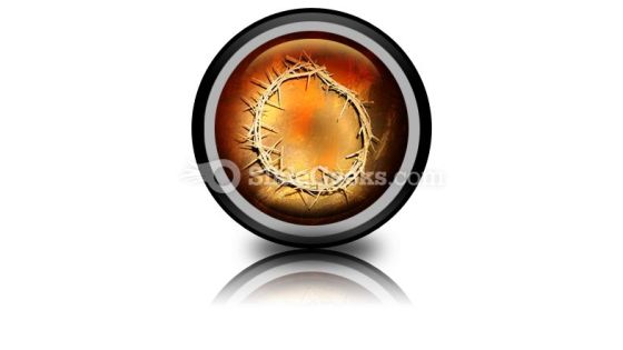 Jesus Crown PowerPoint Icon Cc