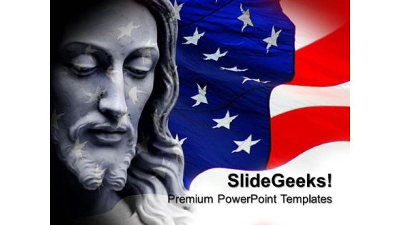 Jesus In Usa Americana PowerPoint Templates And PowerPoint Themes 0712 Jesus In Usa Americana PowerPoint Templates And PowerPoint Themes 0712