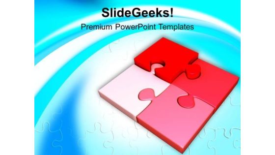 Jigsaw Red Puzzle Pieces Teamwork PowerPoint Templates Ppt Backgrounds For Slides 0313 Jigsaw Red Puzzle Pieces Teamwork PowerPoint Templates Ppt Backgrounds For Slides 0313