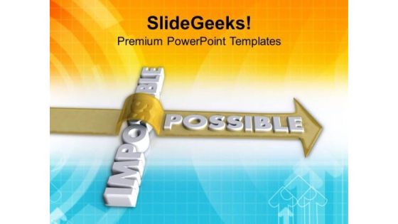 Jump The Problem For Possiblity PowerPoint Templates Ppt Backgrounds For Slides 0513 Jump The Problem For Possiblity PowerPoint Templates Ppt Backgrounds For Slides 0513