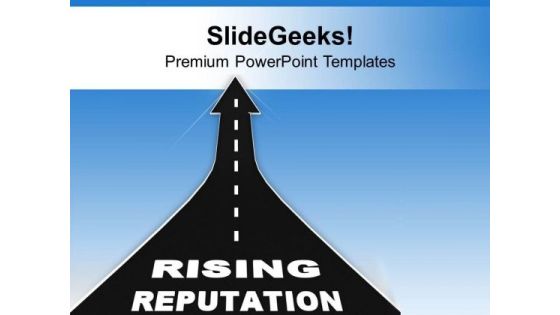Keep Track On Rising Reputation PowerPoint Templates Ppt Backgrounds For Slides 0613 Keep Track On Rising Reputation PowerPoint Templates Ppt Backgrounds For Slides 0613