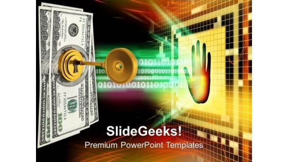 Key And Money Protection Business PowerPoint Templates Ppt Backgrounds For Slides 0113