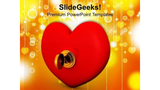 Key From Heart Valentines PowerPoint Templates Ppt Backgrounds For Slides 0213 Key From Heart Valentines PowerPoint Templates Ppt Backgrounds For Slides 0213