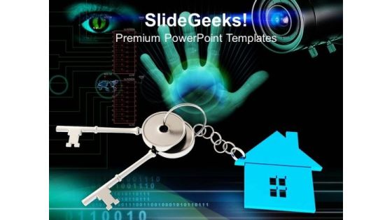 Key Of House Security Business PowerPoint Templates Ppt Backgrounds For Slides 0113
