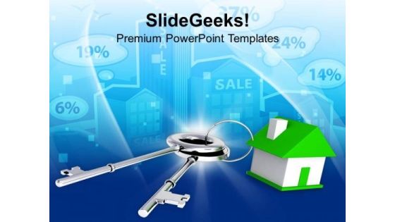 Key To New Home Success PowerPoint Templates Ppt Backgrounds For Slides 0313 Key To New Home Success PowerPoint Templates Ppt Backgrounds For Slides 0313