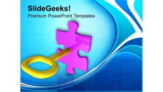 Key To Puzzle Business Concept Success PowerPoint Templates Ppt Backgrounds For Slides 0313 Key To Puzzle Business Concept Success PowerPoint Templates Ppt Backgrounds For Slides 0313