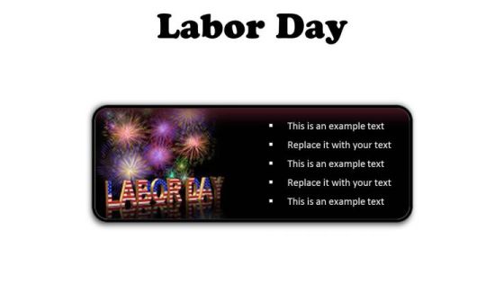 Labor Day Americana PowerPoint Presentation Slides R