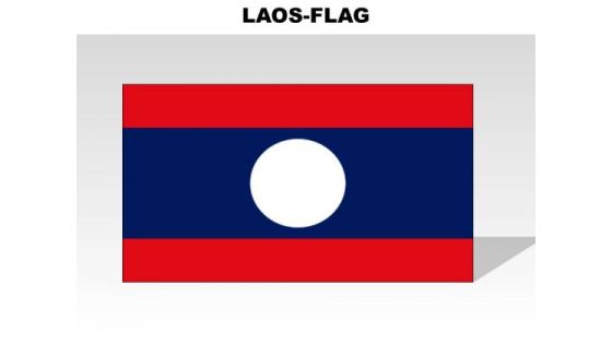 Laos Country PowerPoint Flags