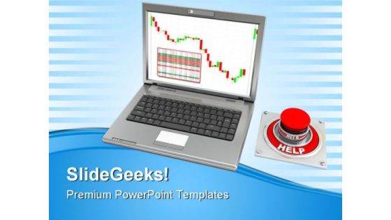 Laptop And Help Button Security PowerPoint Templates And PowerPoint Backgrounds 0711 Laptop And Help Button Security PowerPoint Templates And PowerPoint Backgrounds 0711