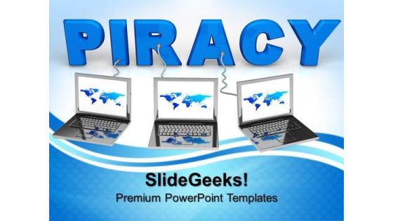 Laptop With Word Piracy Computer PowerPoint Templates And PowerPoint Themes 0812 Laptop With Word Piracy Computer PowerPoint Templates And PowerPoint Themes 0812