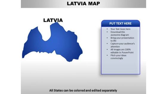 Latvia PowerPoint Maps Latvia PowerPoint Maps