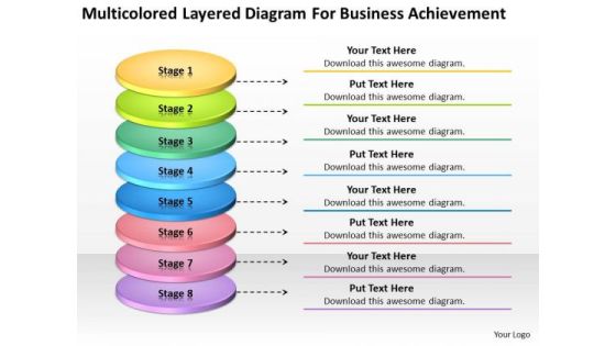 Layered Diagram For Business Achievement Online Plans PowerPoint Slides Layered Diagram For Business Achievement Online Plans PowerPoint Slides