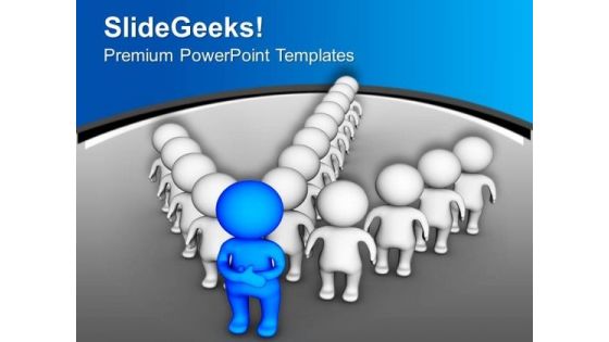 Lead And Give Help To Your Followers PowerPoint Templates Ppt Backgrounds For Slides 0713