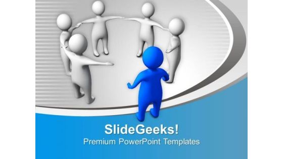 Leader Can Bond Peoples In A Team PowerPoint Templates Ppt Backgrounds For Slides 0613 Leader Can Bond Peoples In A Team PowerPoint Templates Ppt Backgrounds For Slides 0613