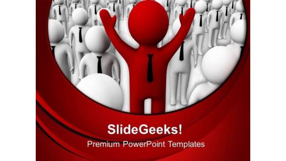 Leader Lead With His Team PowerPoint Templates Ppt Backgrounds For Slides 0713 Leader Lead With His Team PowerPoint Templates Ppt Backgrounds For Slides 0713