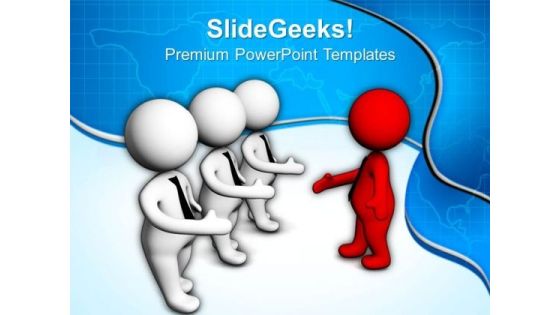 Leader Shaking Hand With His Team PowerPoint Templates Ppt Backgrounds For Slides 0713 Leader Shaking Hand With His Team PowerPoint Templates Ppt Backgrounds For Slides 0713