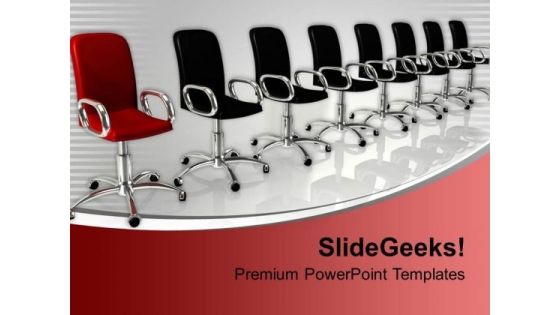 Leadership Concept In Chairs Business PowerPoint Templates Ppt Backgrounds For Slides 0113 Leadership Concept In Chairs Business PowerPoint Templates Ppt Backgrounds For Slides 0113