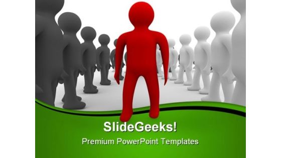 Leadership Concept People PowerPoint Templates And PowerPoint Backgrounds 0911 Leadership Concept People PowerPoint Templates And PowerPoint Backgrounds 0911