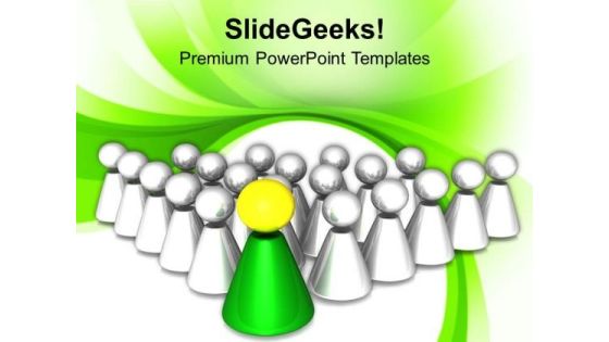 Leadership Concept Team And Leader PowerPoint Templates Ppt Backgrounds For Slides 0413 Leadership Concept Team And Leader PowerPoint Templates Ppt Backgrounds For Slides 0413