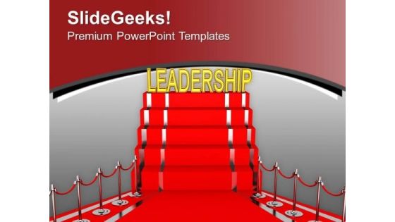 Leadership On Top Business Achievement PowerPoint Templates Ppt Backgrounds For Slides 0313