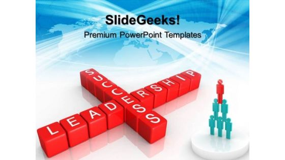 Leadership Success Blocks Shapes PowerPoint Templates And PowerPoint Themes 0512 Leadership Success Blocks Shapes PowerPoint Templates And PowerPoint Themes 0512