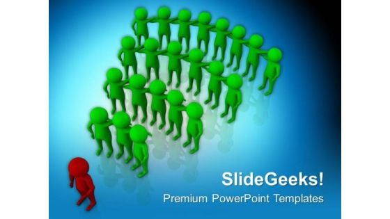 Leading Team With Confidence PowerPoint Templates Ppt Backgrounds For Slides 0713 Leading Team With Confidence PowerPoint Templates Ppt Backgrounds For Slides 0713