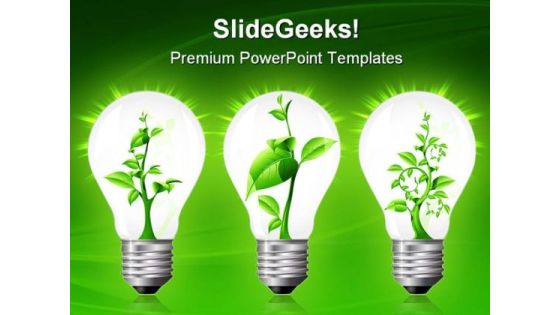 Light Bulb With Sprout Inside Nature PowerPoint Templates And PowerPoint Backgrounds 0411 Light Bulb With Sprout Inside Nature PowerPoint Templates And PowerPoint Backgrounds 0411