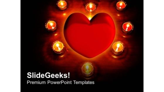 Lights Around Heart Holiday PowerPoint Templates And PowerPoint Themes 1112 Lights Around Heart Holiday PowerPoint Templates And PowerPoint Themes 1112