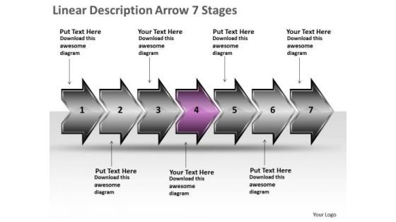 Linear Description Arrow 7 Stages Function Flow Chart PowerPoint Templates Linear Description Arrow 7 Stages Function Flow Chart PowerPoint Templates