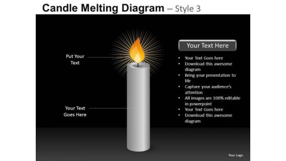 Lit Candle PowerPoint Templates Ppt Lit Candle PowerPoint Templates Ppt