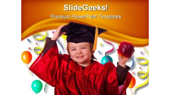 Little Graduate Education PowerPoint Backgrounds And Templates 1210 Little Graduate Education PowerPoint Backgrounds And Templates 1210