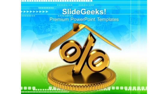 Loan Percentage Concept Symbol PowerPoint Templates And PowerPoint Themes 0712