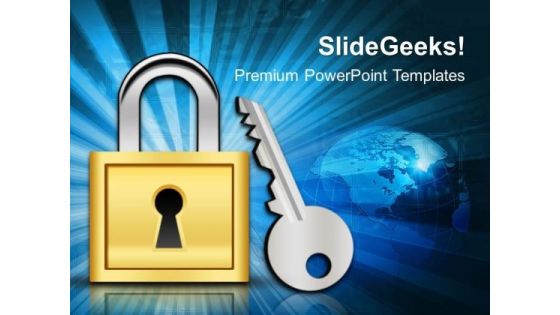 Lock And Key Security PowerPoint Templates And PowerPoint Themes 0412 Lock And Key Security PowerPoint Templates And PowerPoint Themes 0412