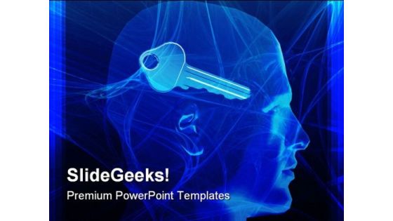 Lock Minded Security PowerPoint Templates And PowerPoint Backgrounds 0711