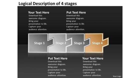 Logical Description Of 4 Stages Ppt Process Flow Chart Examples PowerPoint Slides Logical Description Of 4 Stages Ppt Process Flow Chart Examples PowerPoint Slides