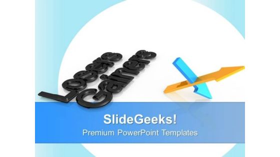 Losers And Gainers Chart Business PowerPoint Templates Ppt Backgrounds For Slides 0113